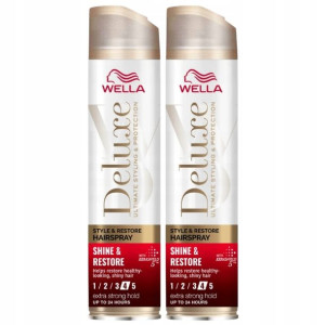 Wella Deluxe Lakier do Włosów Shine Restore 250 x2