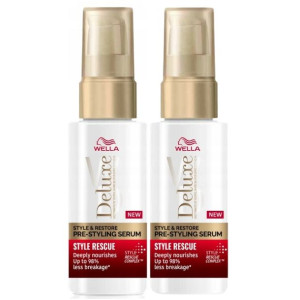 Wella Deluxe Serum do Włosów Style Rescue 50ml x2