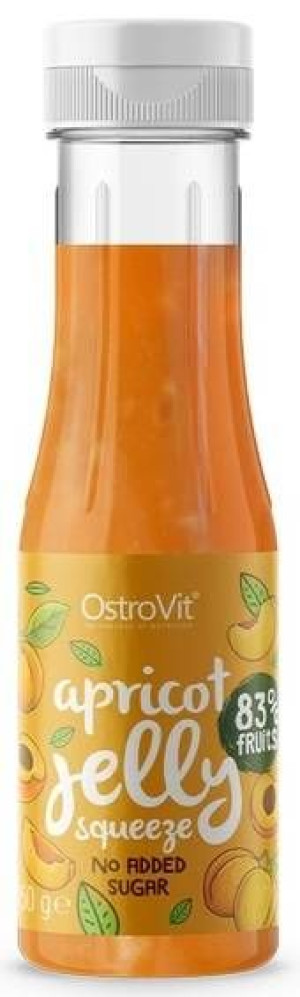 Owoce w żelu Morelowy frużelina 350 g OstroVit Jelly Squeeze Apricot