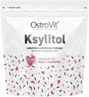 Ksylitol Xylitol 1 kg OstroVit - fiński cukier brzozowy słodzik substancja