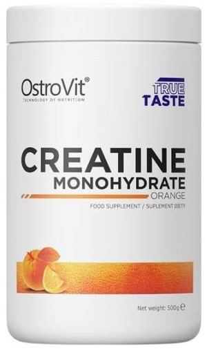 Monohydrat Kreatyny pomarańczowy 500 g proszek OstroVit - suplement diety