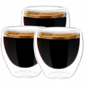 Filiżanka Termiczna Do Kawy Espresso Capuccino 3x