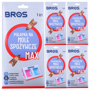 5x Pułapka Na Mole Spożywcze Max Feromony Lep Bros