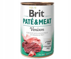 Karma BRIT PATÉ&MEAT z dziczyzną dla psa 400g