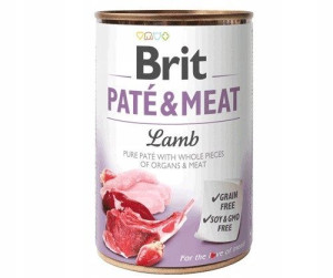 Karma BRIT PATÉ&MEAT z jagnięciną dla psa 400g