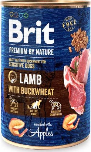Brit Premium By Nature Lamb&BUCKWHEAT 400g