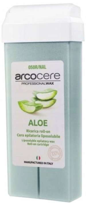 Wosk do depilacji w rolce 100 ml aloes