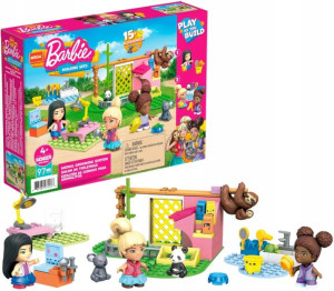 Mega Barbie Klocki Zestaw Salon Dla Zwierząt 4+
