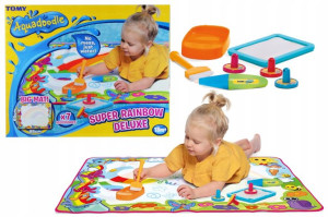 Aquadoodle Mata Wodna Tęczowa Deluxe Duża 18m+