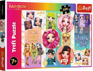 Trefl Puzzle Przyjaźń Rainbow High 200 Elementów
