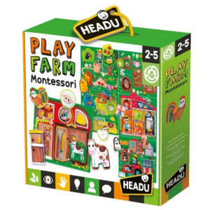 Headu Gra Edukacyjna Farma Zabaw Montessori 2-5lat