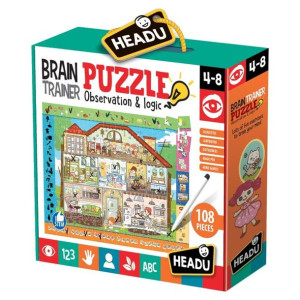 Headu Puzzle Edukacyjne Trener Umysłu 108el. 4-8l