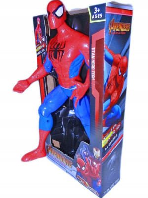 SPIDERMAN mega duża FIGURKA ruchoma świeci, dźwięk