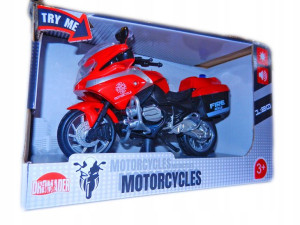 STRAŻ MOTOR ścigacz EFEKTY światło LED dźwięk
