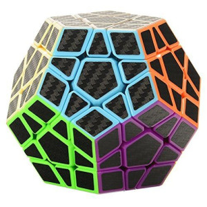 Kostka logiczna łamigówka Megaminx Carbon 3x3x3