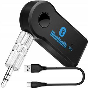 Odbiornik Dźwięku Adapter Bluetooth Aux Minijack