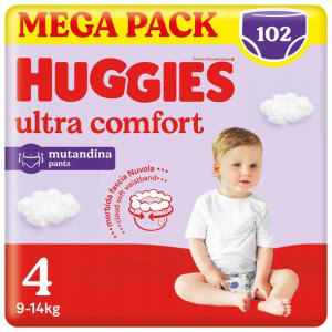 Pieluchomajtki HUGGIES Ultra Comfort r.4 9-14kg