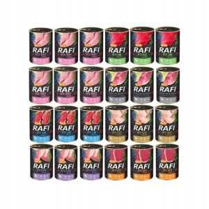 Dolina Noteci RAFI Karma mokra dla psa MIX 24x400g