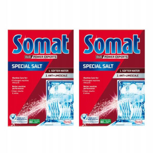 2x Sól do zmywarki SOMAT ochronna 1,5 kg
