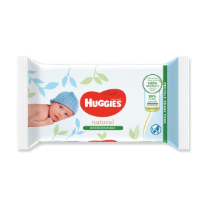 Chusteczki nawilżane dzieci HUGGIES Natural 48 szt