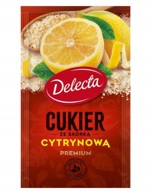 Cukier DELECTA ze skórką cytrynową 15 g