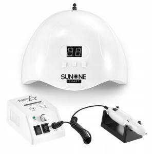 Lampa Sunone Smart + Frezarka Do Manicure Zestaw