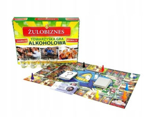 Towarzyska gra alkoholowa ŻULOBIZNES na prezent