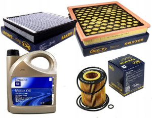Zestaw filtrów Insignia 1.6sidi +olej 5w30