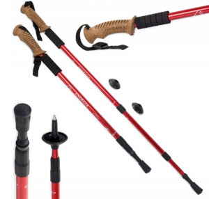 Kijki Kije Nordic Walking 65-135 Cm Korek Kolory
