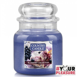 Duża Świeca Zapachowa Country Candle Jagodowe Lody 453g