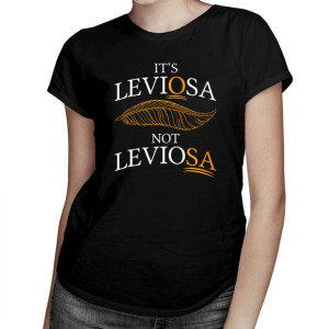 It's leviosa not leviosa koszulka dla fanów Harry Potter czarodzieje