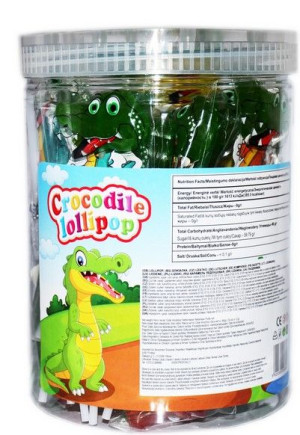 Lizaki w Kształcie Krokodyli 30 sztuk x 12 g