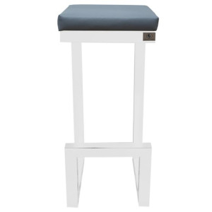 hoker SOLIDNY 1 loft metalowy stołek taboret Tapicerowany