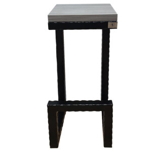 hoker SOLIDNY 1 loft metalowy stołek taboret Młotkowany KUTY