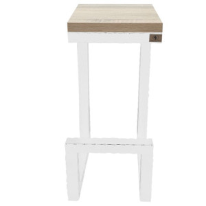 hoker SOLIDNY 1 loft metalowy stołek taboret Młotkowany KUTY
