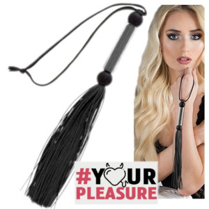 Bicz Pejcz Erotyczny Bat Bdsm Flogger Czarny 25,6