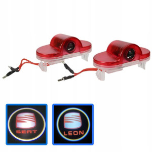 Seat Leon Toledo Alhambra Projektor Led Logo Drzwi