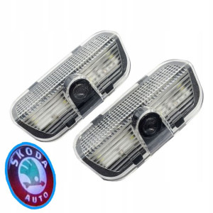 Projektor Led Logo Drzwi Do Skoda Superb Ii Iii
