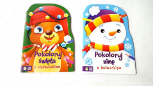 Zestaw Pokoloruj Święta + Pokoloruj Zimę