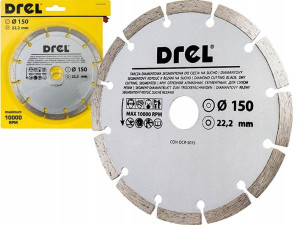 Tarcza Diamentowa 150 X 22,2 Bruzdownica Segment