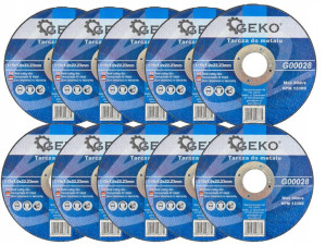 Tarcza do metalu 10szt. Geko 115x1x22,2mm G00028