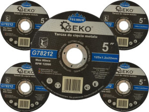 Tarcza tnąca do metalu 5 SZT. G78212 125x22,2mm