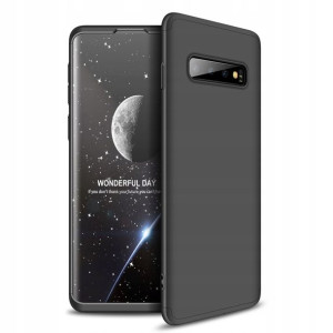 Etui do Galaxy S10 Plus czarny Case + SZKŁO APARAT