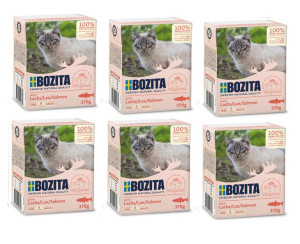 Bozita Feline Kawałki Łososia w Sosie 6x370g