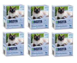 Bozita Feline z Mięsem z Renifera w Sosie 6x370g