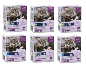 Bozita Feline Kawałki Indyka w Galaretce 6x370g