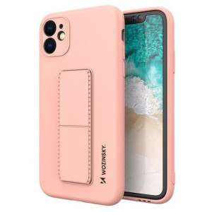 Etui z podstawką do iPhone 11 Pro różowe etui ff