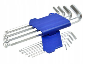 Komplet kluczy imbusowych 1,5 - 10 mm IMBUS