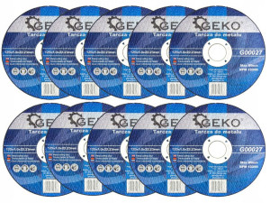 Tarcza do metalu 10szt. Geko 125x1x22,2mm G00027