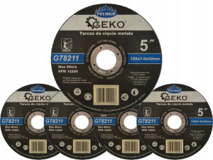 Tarcze Do Cięcia Metalu 5szt. 125x1mm Premium Inox